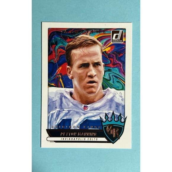 2026 Donruss Gridiron Kings Colts, Peyton Manning g card#ATGK-PMG - Picture 1 of 2